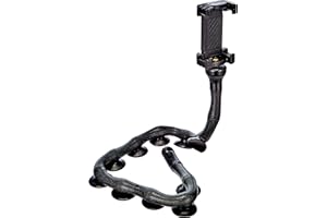 DigiPower Octopus Flexible Smartphone-Halterung mit Saugnäpfen, 51cm universal Handy Halter mit optimalen Halt auf glatten Oberflächen, hellblau, EU-DP-SCH-BL