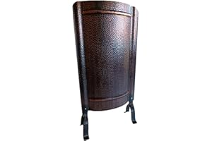 SCHÜRER METALLWAREN Ofenschirm gehämmert 91x46cm kupfer, altmessing oder schwarzgold