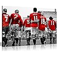 Panther Print, Canvas Wall Art, Manchester United Pictures for Walls, Legends Football Canvas Picture Print for Special Occasions (30x20 Inch)