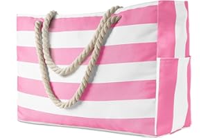 KUOGAS Borsa Mare, Borsa Mare Donna, Borsa Mare Grande, Borsa Grande Impermeabile da Doccia, Borsa da Spiaggia con Zip