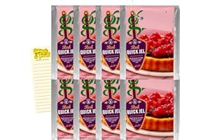 Dessert Bundle with Red Quick Jel Mix 35g x8 and Intrinsic Treats Shopping List Card
