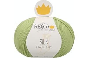 Schachenmayr Regia Premium Silk, 100G leaf green Handstrickgarne