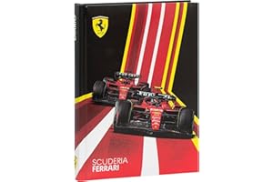 FRANCO COSIMO PANINI FERRARI - Diario Scuola Ufficiale Ferrari, Diario 12 Mesi Ideale per la Scuola Elementare, con Copertina Imbottita e 320 Pagine Interne Stampate a Colori, 13 x 17,8H cm