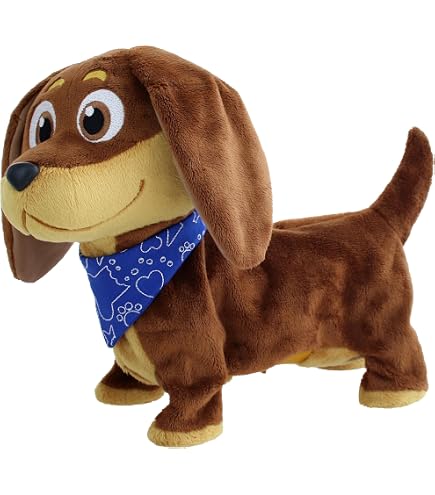 Jouet Chien Peluche Interactif Électronique Qui Marche, Aboie Et Remue La Queue
