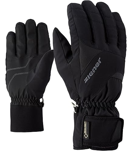 Gants De Ski Ziener Gezim Homme - Membrane Aquashield Imperméable & Coupe-Vent