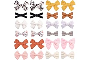 Jollybows 24 Fermagli per Capelli per Bambine e Adolescenti - Clip a Coccodrillo Completamente Foderati - Accessori per Capelli in Coppia, Taglia Unica