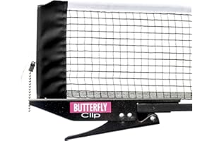 Butterfly Table Tennis Clip Net & Post Set