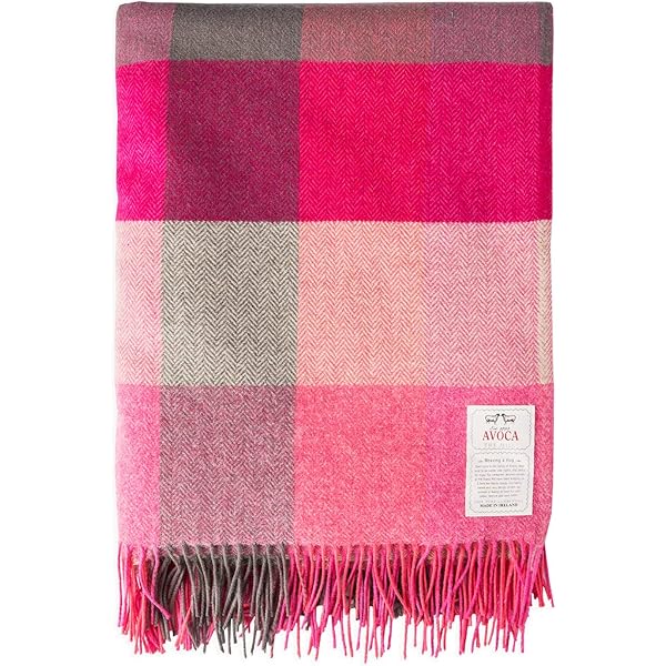 Avoca Century 100% Pure Wool Throw - Made In Ireland (56 X 72) : Amazon.co.uk:  Home u0026 Kitchen