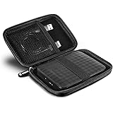 Duronic Hard Drive Case HDC2 /BK | Black | Portable EVA Storage Pouch for External Hardrive and Cables | Lightweight…