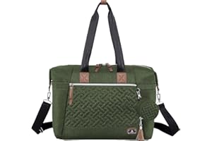 Dikaslon Borsa fasciatoio per neonati, borse fasciatoio grandi mamma e papà, elegante borsa da viaggio con porta ciuccio e fasciatoio