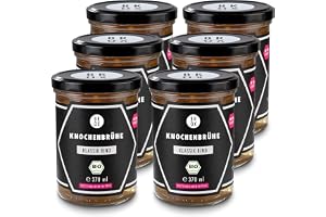 BROX Benbuljong BIO-nötkött (6x370ml) – 100% ekologisk – kollagen, protein, gelatin – kokt i 18 timmar – Den ursprungliga superfood!