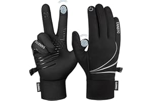 ‎TANSTC TANSTC Handschuhe Herren Damen Winter Touchscreen Thermohandschuhe Outdoor rutschfeste Fahrradhandschuhe Warm Winterhandschuhe Elastizitä Skihandschuhe Atmungsaktiv Laufhandschuhe Schneehandschuhe