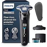 PHILIPS Shaver Series 7000 – Elektrischer Nass- und Trockenrasierer für Herren mit ausklappbarem Trimmer, Reinigungsstation, 
