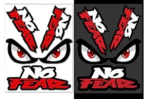 SkinoEu® 4pcs High Visibility Reflective Rim Stickers No Fear Eyes Kit Decals Reflector Highly Night Safety Visibility Universal Self - Adhesive D 36