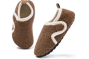 MK MATT KEELY Chaussons Enfant Chaud Pantoufle Antidérapant Hiver Garçons Filles Chaussures Maison Peluche