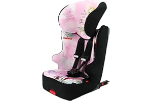 NANIA Siège auto isofix RACER groupe 1/2/3 (9-36kg) - protection latérale - fabriqué en France - Disney First Princess