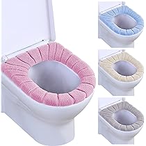 Coprisedile WC Universali - 2 Pezzi, Morbidi, Elasticizzati, Caldi - Per Water Rotondi, U E Rettangolari - Foto 6