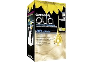Garnier Coloration Permanente - Sans Ammoniaque - Aux Huiles Naturelles de Fleurs - Superblonds Purs - Blond Naturel (110) - Olia