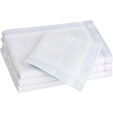 Tobeni 12 Fazzoletti Di Cotone 100% Per Donna - Set Multicolore Lavabile - Foto 6