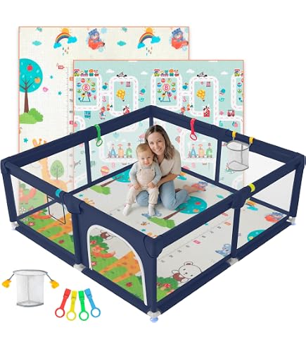 Lot De 2 Anneaux De Lit Bébé TonStyle – Aide à Se Lever – Réglable, Antidérapant – Pour Berceau, Parc Et Poussette – De 0 à 36 Mois