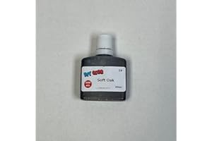 DIY CLUB Water-Based Wood Dye, Wood Stain 500ml, 1000ml. Eco-Friendly, Non-Toxic, DIY Interior Projects, Quick Dry, Furniture.Black, Red, Green, Blue, Pine, Oak, Brown, Mahogan, (Soft Oak, 30ml Tester)