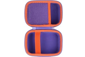 Lebakort Twarde etui kompatybilne z przenośnym głośnikiem JBL GO 4 GO 3 (fioletowa obudowa)