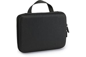 Amazon Basics Custodia Protettiva Medio per GoPro e Action Cam con Interno in Schiuma, Portatile & Leggero, 22,9 x 17,8 x 6,4 cm, Nero, Solido