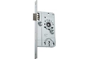 ABUS – Lås för rumsdörrar ES BB2 L S 55 72 24–61682, färg – ‎Silver