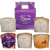 LA ALDEA CHEESES | Gift Box of Goat Cheese - 5 Premium Wedges: Tender, Semi-Cured, Red Wine, Whiskey and Paprika | Artisan Ta