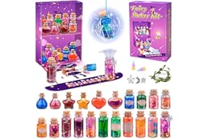 FAIRY MAKER FairyMaker Potion Making Kit Children, Arts and Crafts Potions Kits for Kids, Creative DIY Fairy Toys & Magic Potions for 6 7 8 9 10 Years Old Girls, Birthday Gifts for Girls