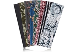 DRESHOW Bandeau Cheveux Femme Bandeaux de Sport Élastique Bandeau de Cheveux Antidérapant Bandeaux de Yoga Running Serre Tête 8 Pièces