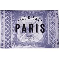 Drapeau PSG Officiel – Paris Saint Germain 150x100 Cm, Polyester, Collection Supporter 100% Parisien, Idéal Pour Décorer Votre Chambre Ou Stade