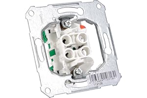 Schneider Electric Elso Taster-Einsatz, Unterputz, 10A, 250V AC, Steckklemme, Artikelnummer 112100