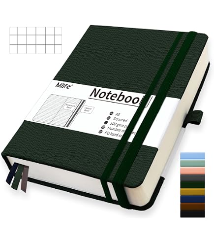 Taccuino A4 Beechmore Books - Pelle Vegana, Carta 120g/m&sup2;, Ideale Per Scrittura E Appunti