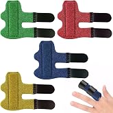 SAVITA 4Pcs Finger Splint for Children, Finger Orthosis Trigger Finger Splints for Protection of Injured Fingers Correction F