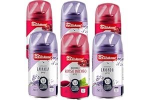 setahome 6 x Nachfüller 250 ml für automatische Duftsprays, geeignet für z.B. Air Wick Freshmatic und Glade (Fruits)