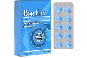GLIDAN Bon Erex - 10 Pale Blue Pills for Men 100mg | Boosted Energy & Extended Duration | Support Strength, Firmness & Stamina | Natural Formula for Confident Performance | Herbal and Natural Supplement