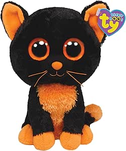 Ty Beanie Boos - Squeaker Il Topolino, con Occhi Rosa Grandi e Glitter
