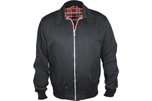SKYTEX UK Harrington Jacket Classic/Retro/Mod/Scooter by SKYTEXUK, 10 Colours, Sizes XS - 8XL
