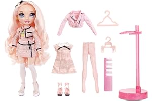 Rainbow High Bambola alla Moda Bella Parker, Bambola in Rosa, Abiti, Accessori e Piedistallo per Bambole alla Moda Serie 2, Regalo Ottimo per Bambine dai 6 Anni in Su