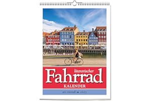 ARS VIVENDI Literarischer Fahrradkalender 2023: Wochenkalender mit Fotografien und Zitaten: Wochenwandkalender mit 53 Farbfotografien