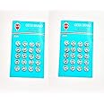 MK(ZERO SHIPPING) Metal Rustproof Snap/Touch/Tich Fastener Buttons Touch Buttons Press Button for Sewing Clothing - 40Pc- 2 Pack {Exactly Same as in Image}