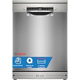 Bosch - Dishwasher Free Installation, 60 cm, Series 4, Home Connect, EcoSilence Motor, Steel, SMS4EMI06E | Contr&oacute;lalo desde t