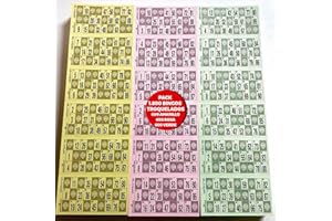 HappyMots Pack de 1800 Cartones Bingo Troquelados | Juego Tradicional de 90 Bolas | Colores Verde, Rosa y Amarillo | Cartones Bingo troquelados Usar y Tirar