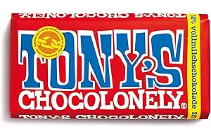 Tony's Chocolonely - czekolada mleczna 32% - tablica czekolada - 180 gramów - Belgium Fairtrade Chocolate