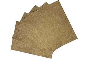 MOUTTA Set mit 5 Hanfmatten für wurmkomposter (Worm Cafe, etc) | Rechteck 55 x 40 cm