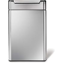 Simplehuman - afvalemmer - papierbak - RVS - 20L kopen