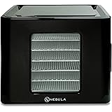 Disidratatore alimentare Nebula con 6 vassoi in acciaio inossidabile, Controllo touch a LED, Temperatura regolabile 35-70C, T