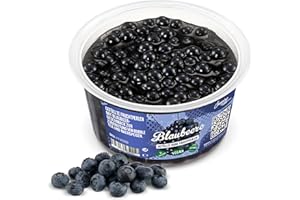 The Inspire Food Company Popping Boba Pearls for Bubble Tea - 450gm | Blueberry | Bursting Pearls Bubble | Real Fruit Juice For Shakes, Dessert,Smoothie | 100% Vegan & Glutenfree, No Artificial Colors