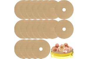 Teenyyou 20 Pcs Egg Incubators Hatching Mats Chicken Egg Incubator Hatching Mats Compatible with Brinsea Hatching Eggs